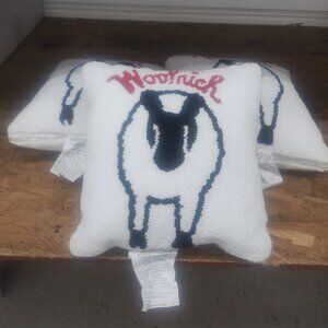 NWT 3x limited edition Woolrich toss pillows